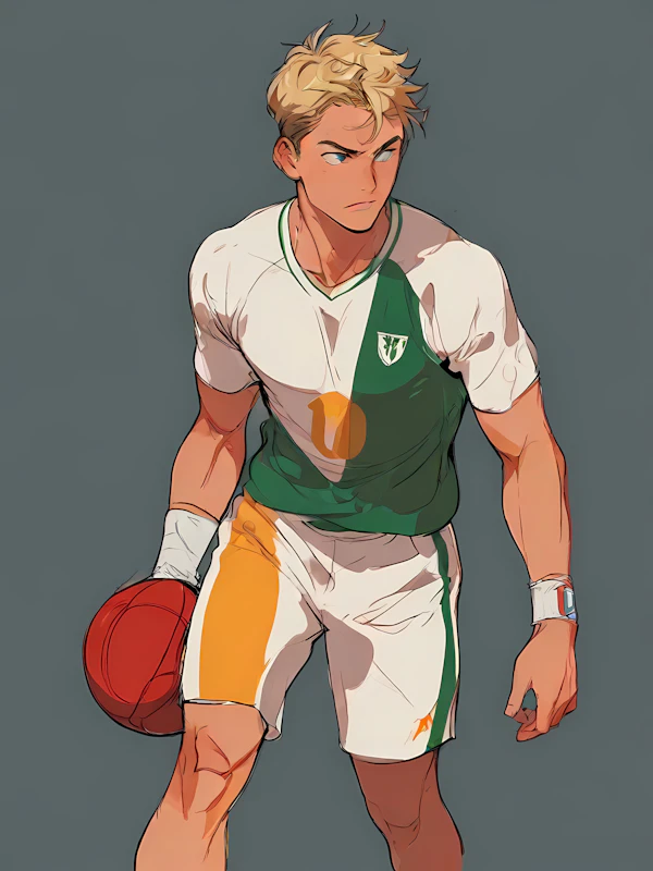 Basketball Player Art