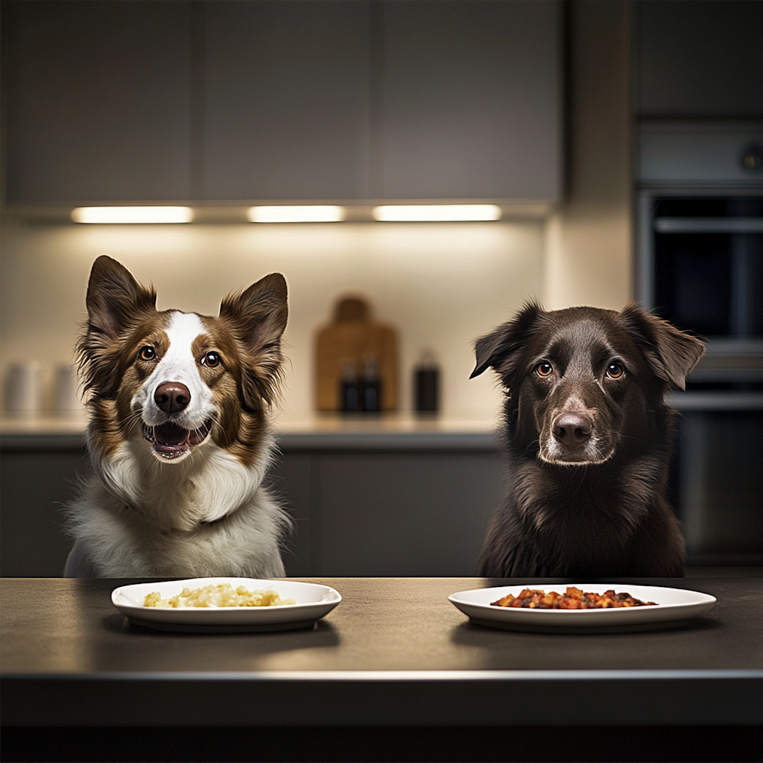 Dogs at the Dinner Table