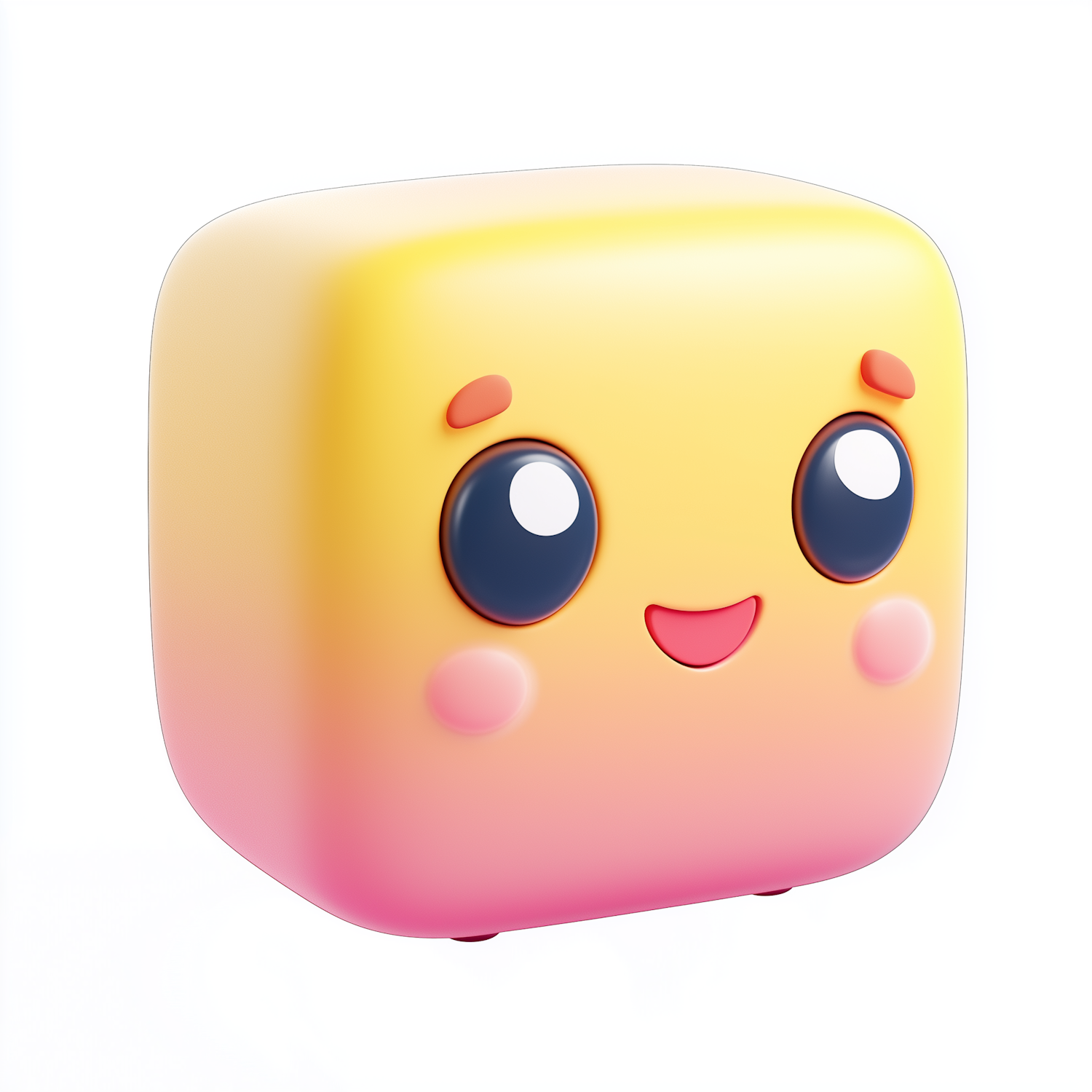 Cute Cube Character