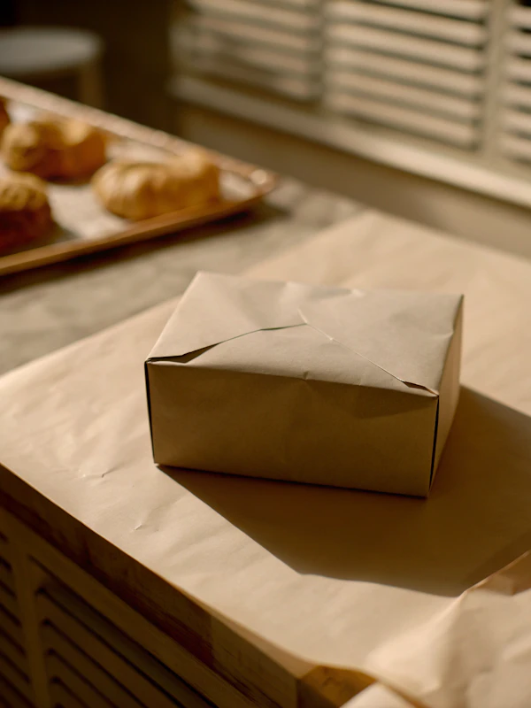 Rustic Paper Box Scene