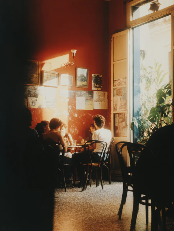 Cozy Café Gathering