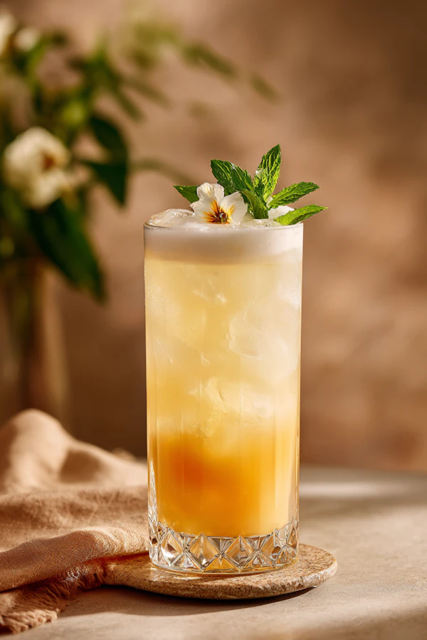 Refreshing Beverage Scene