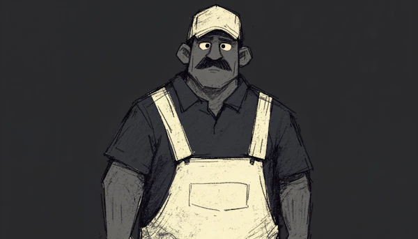 Stylized Man Illustration