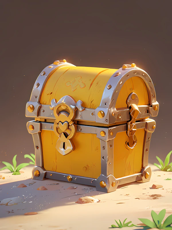 Cartoon Treasure Chest