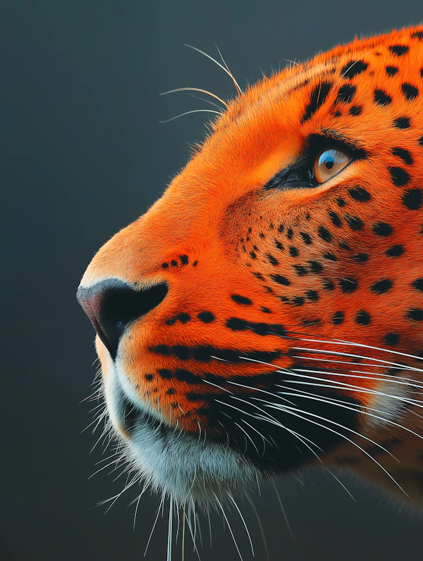 Leopard Close-Up Profile