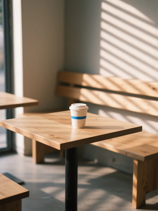 Cozy Coffee Shop Scene