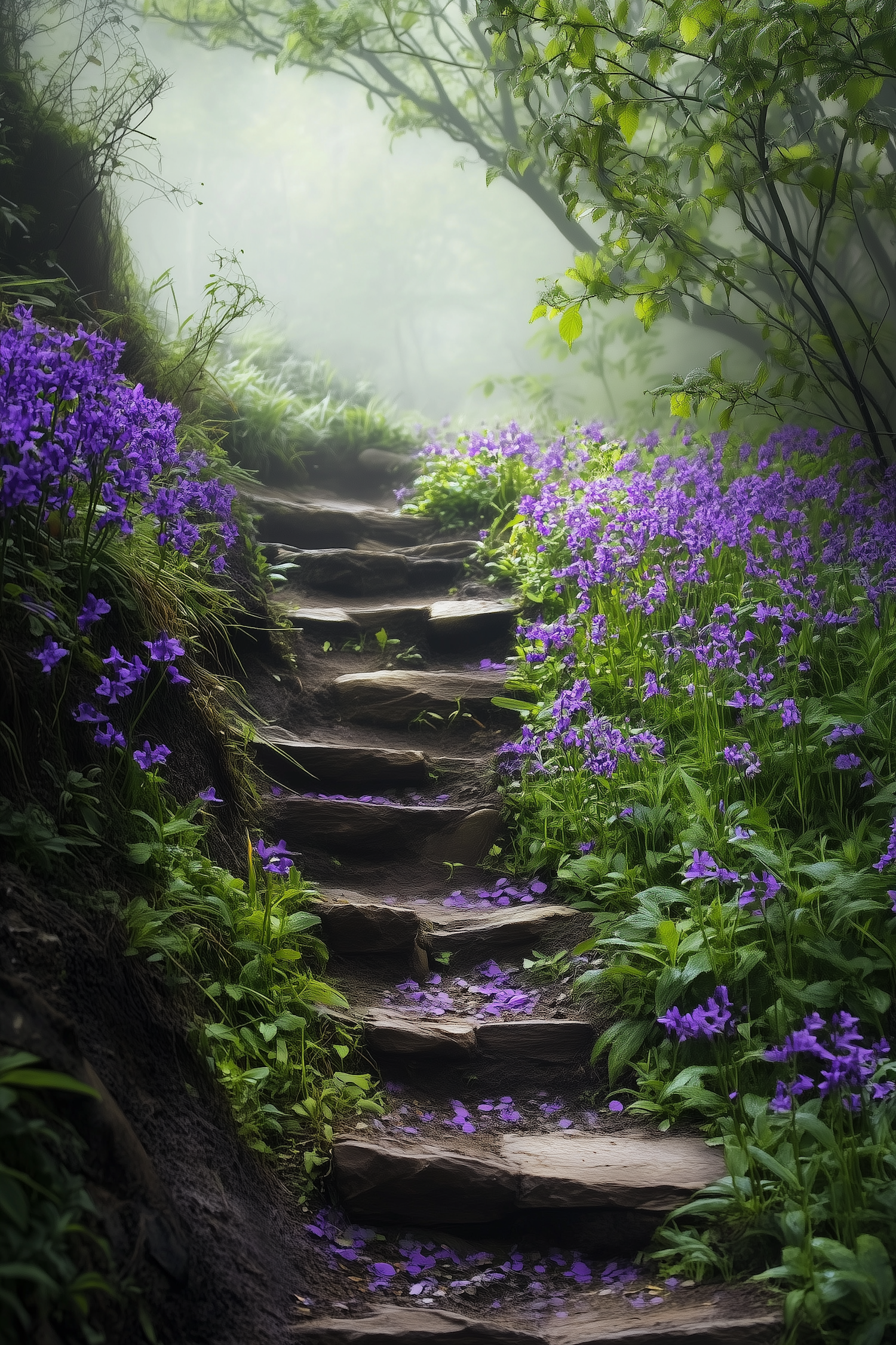 Serene Garden Pathway