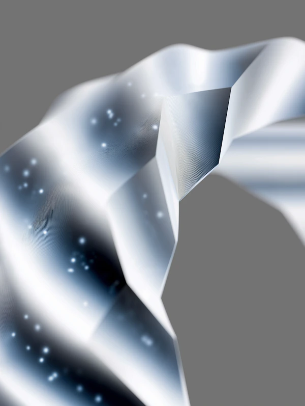 Futuristic Ribbon Art