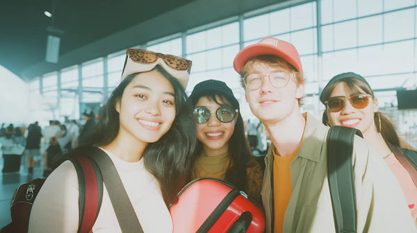 Group at Airport