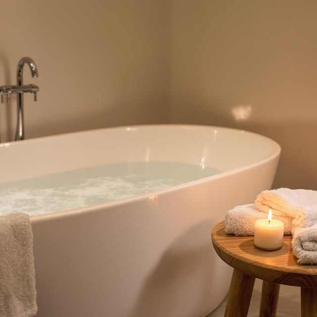 Serene Bathroom Scene