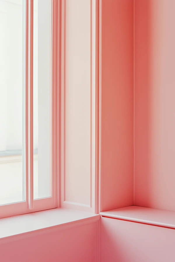 Minimalist Pink Corner