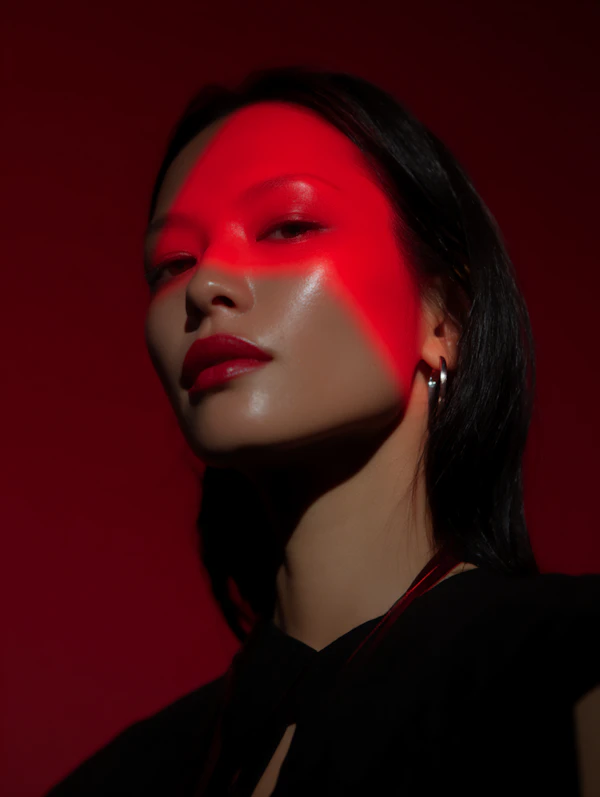 Dramatic Red Portrait