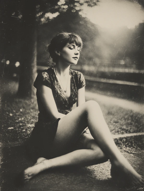 Vintage Woman Portrait