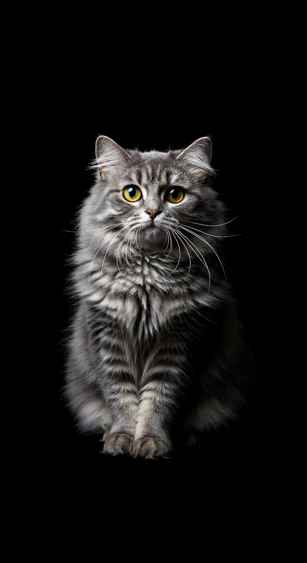 Regal Gray Tabby Cat