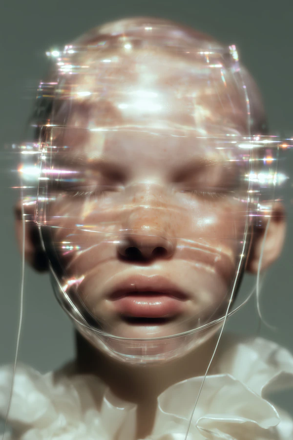 Ethereal Portrait Close-Up