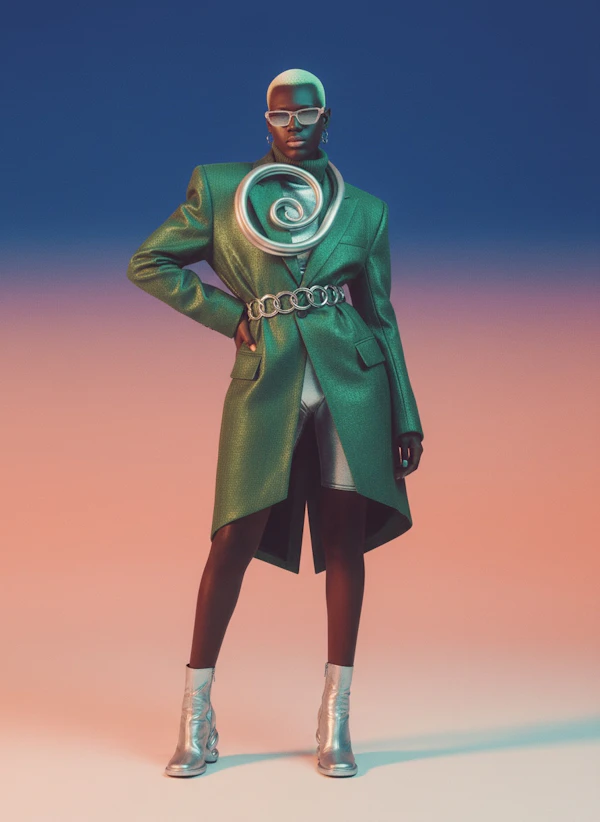 Avant-Garde Fashion Portrait