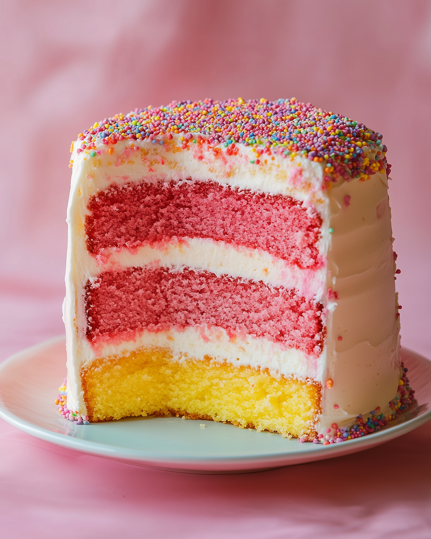 Vibrant Layered Cake