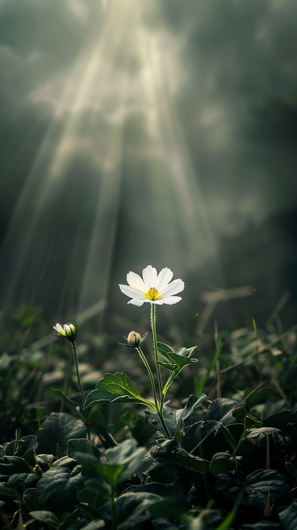 Ethereal Daisy in Sunlight