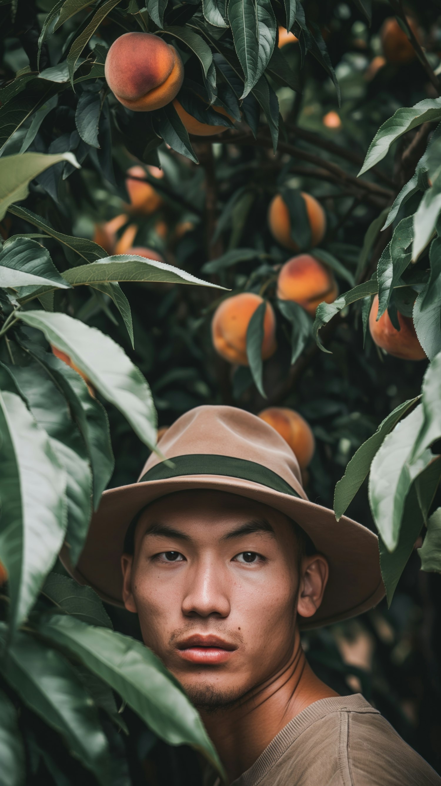 Man in Orange Grove