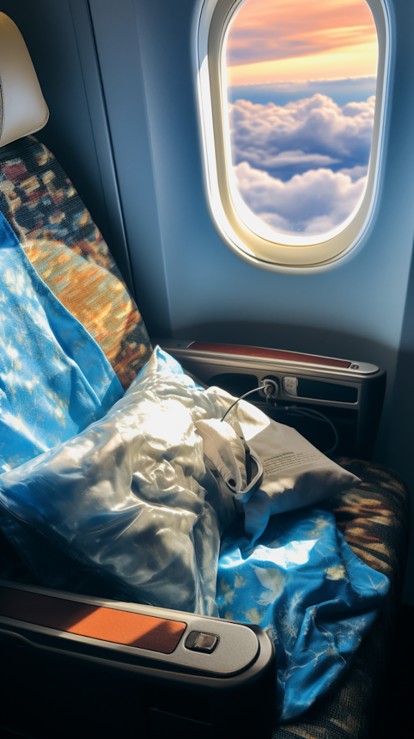 Sunrise Serenity: Comfort in the Sky