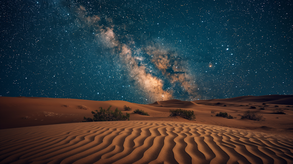 Starry Desert Nightscape