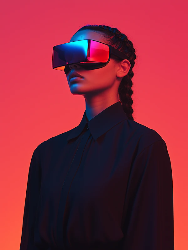 Futuristic VR Portrait