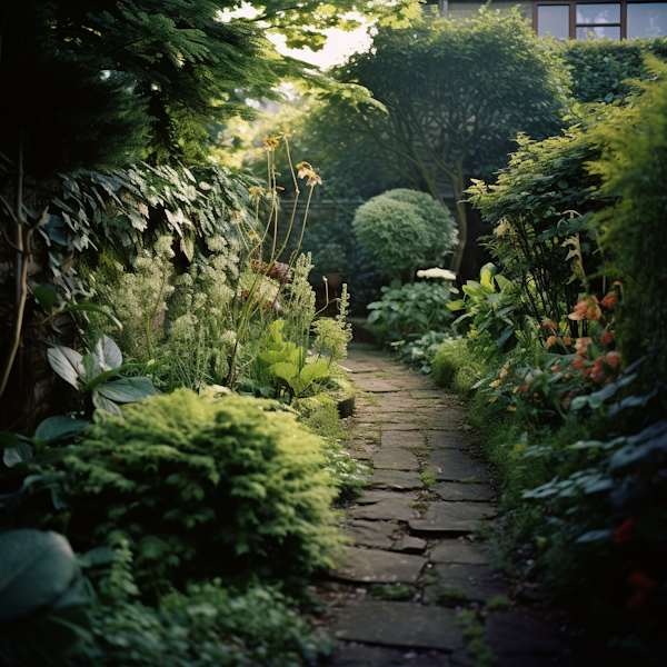 Tranquil Garden Pathway