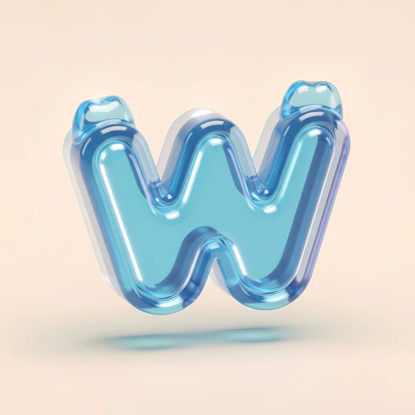 Translucent Blue W