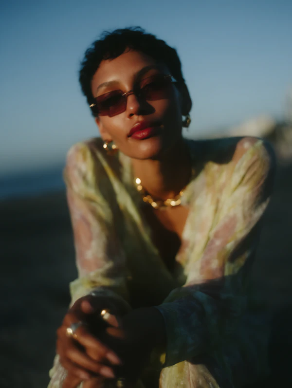 Stylish Woman Outdoors