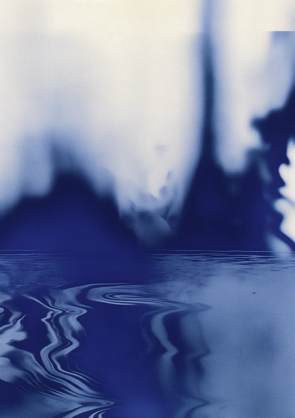 Dreamlike Blue Abstract