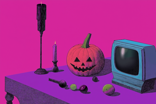 Surreal Halloween Still Life