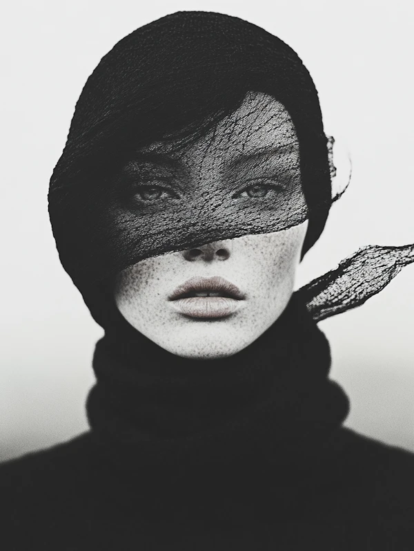 Black Veil Portrait