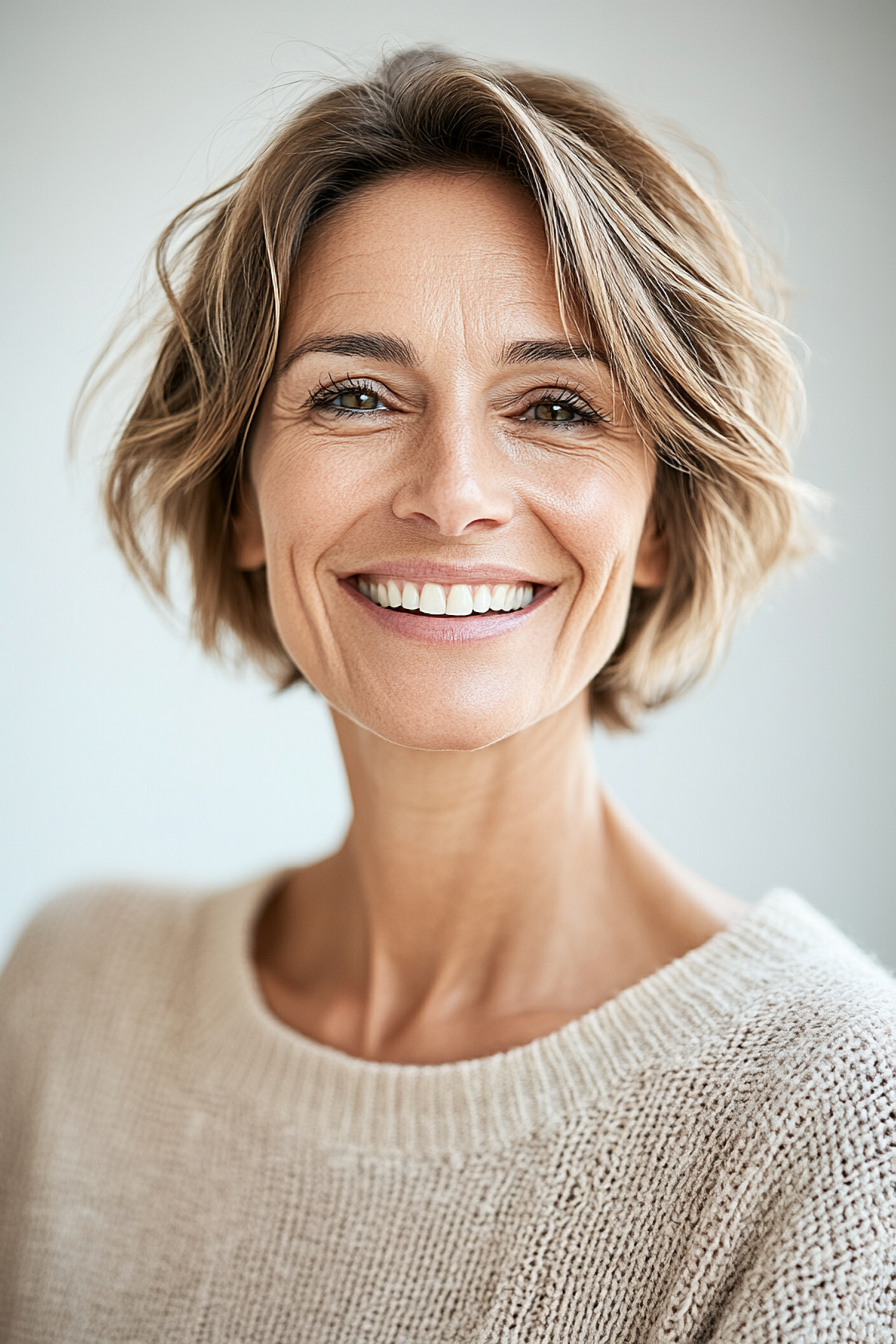 Portrait of a Smiling Woman