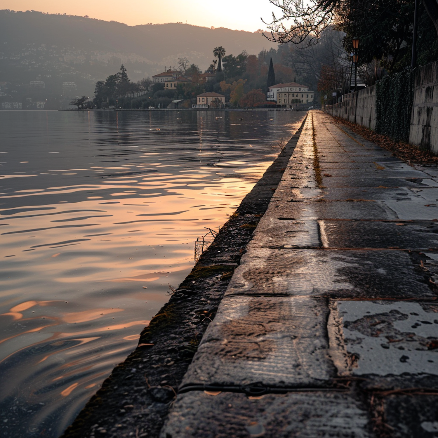 Serene Lakeside Evening