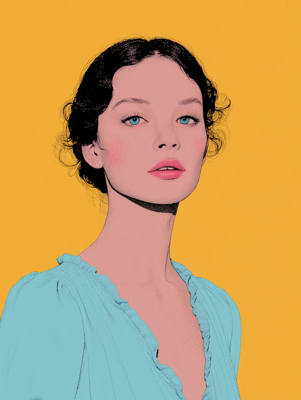 Stylized Woman Portrait