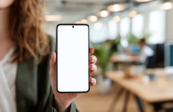 Person Holding Smartphone