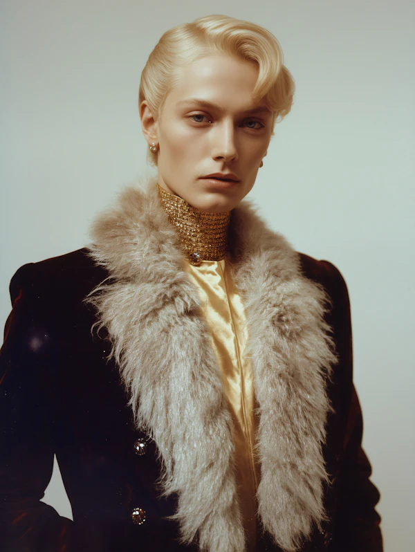 Vintage Elegance Portrait