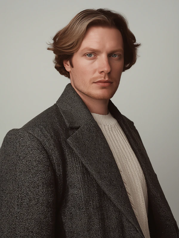 Studio Portrait of Man