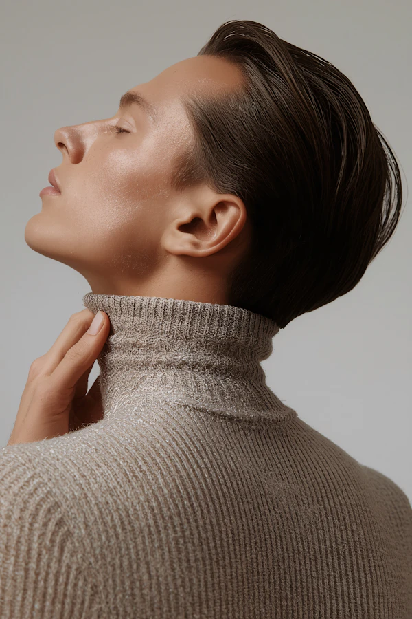 Serene Profile Portrait
