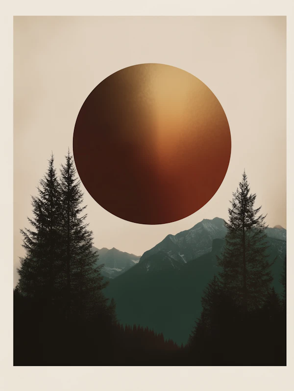 Abstract Nature Scene
