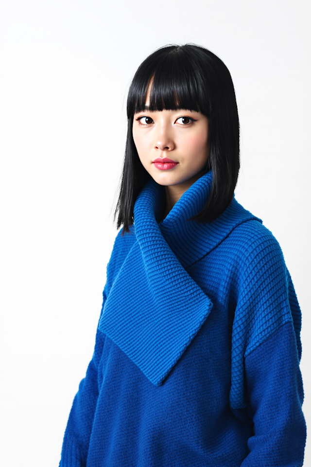 Portrait in Blue Sweater