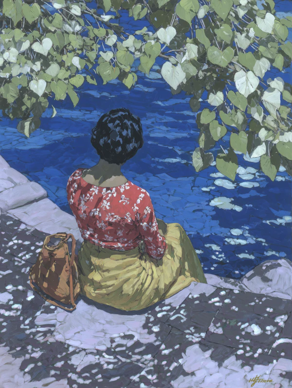 Serene Waterside Moment