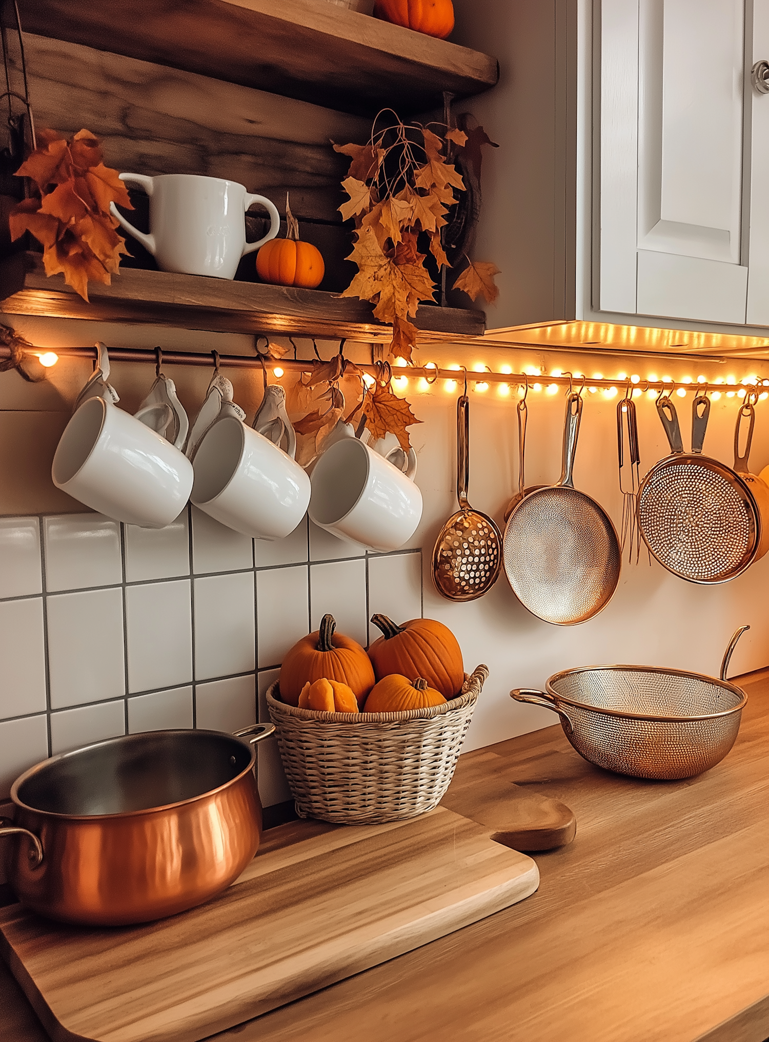 Cozy Autumnal Kitchen Scene