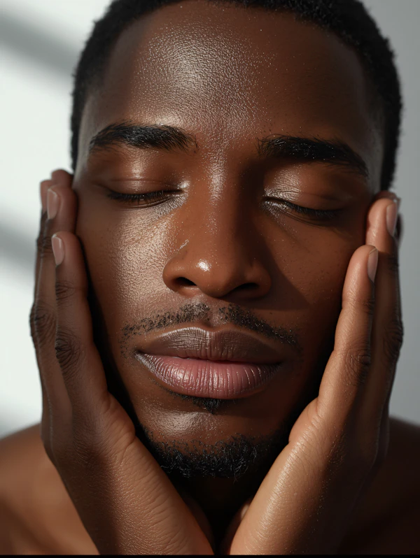 Serene Portrait Close-Up