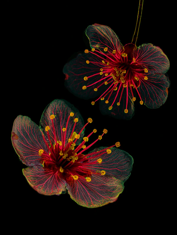 Vivid Red Flowers