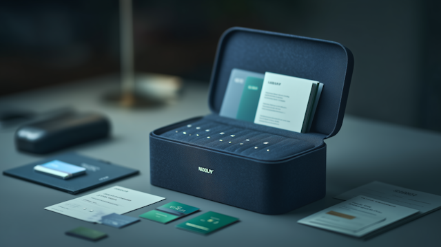 Organized Document Box