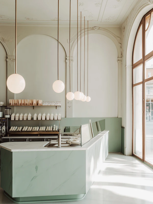 Modern Café Interior