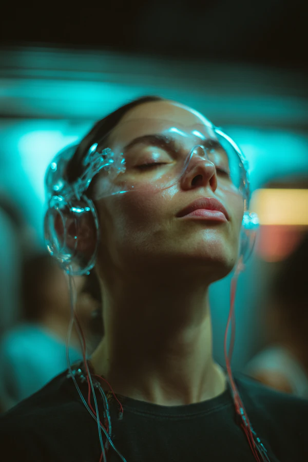 Futuristic Headset Portrait
