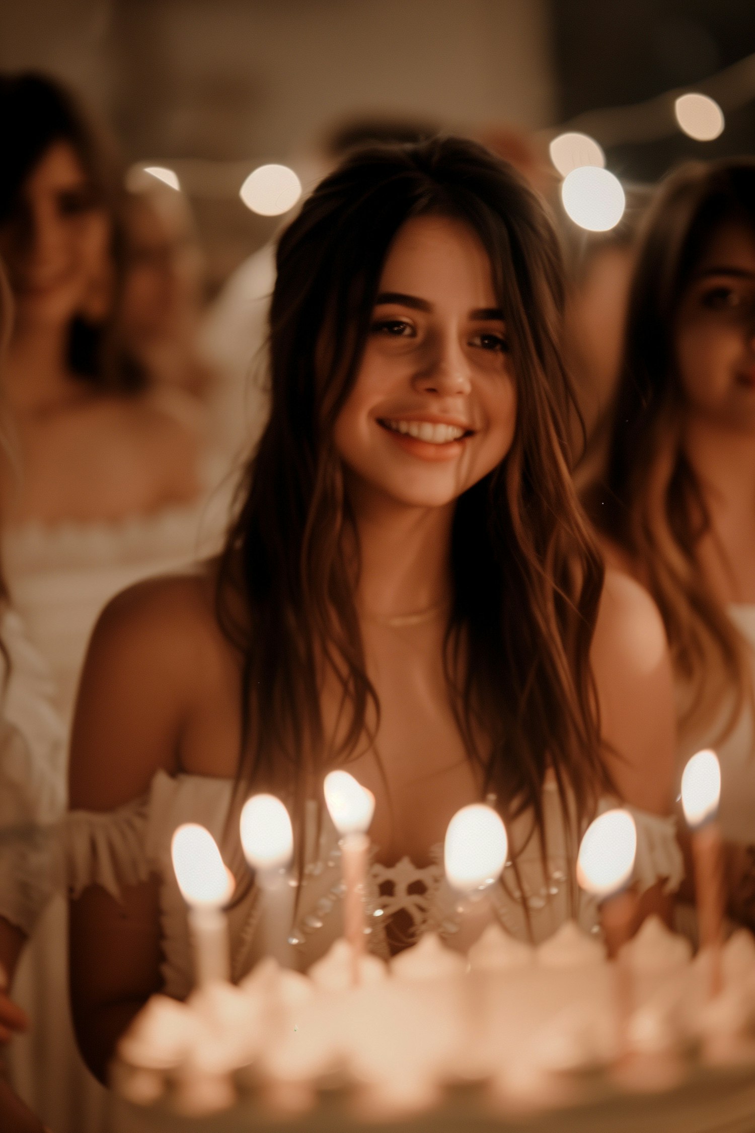 Young Woman Celebrating Birthday