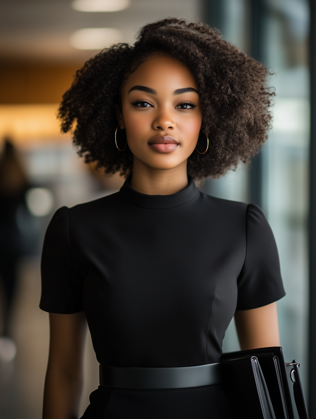 Confident Young Woman Indoors